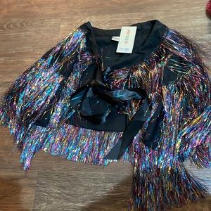Tinsel cape